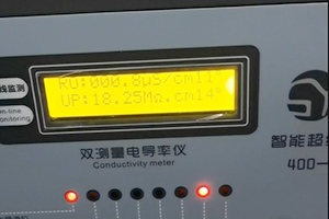 超纯水机满足透析机间歇式供水对纯化柱的需求